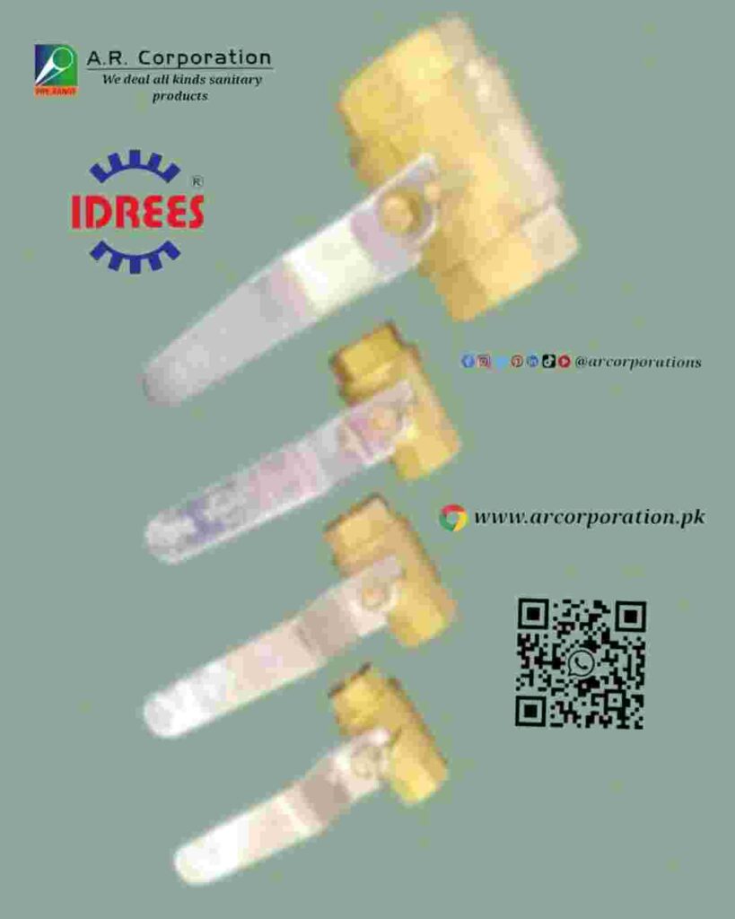 idrees-sanitary-fittings-ball-valve-brass-1/2"-3/4"-1"-1-1/4"-1-1/2"-2"
